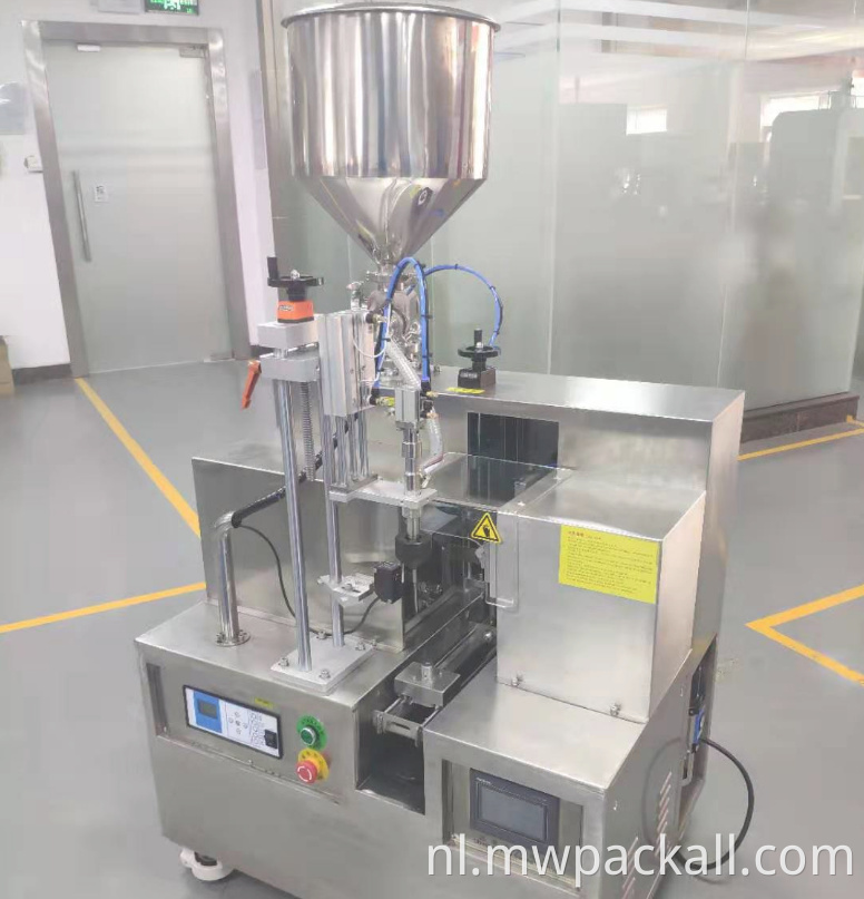 Ultrasone plastic buisvulling afdichtmachine voor cosmetische/ultrasone plastic gelamineerde buisvulling en afdichtmachine